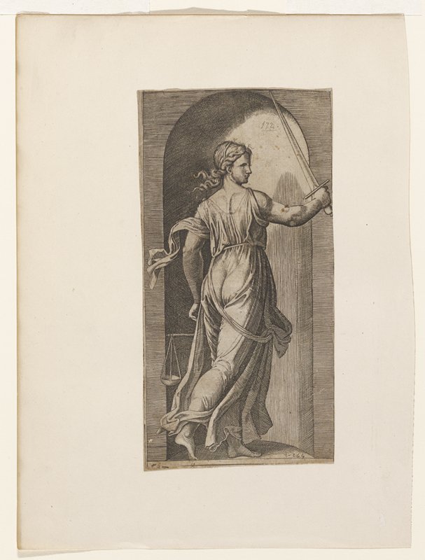 [Woman with sword], 17th century