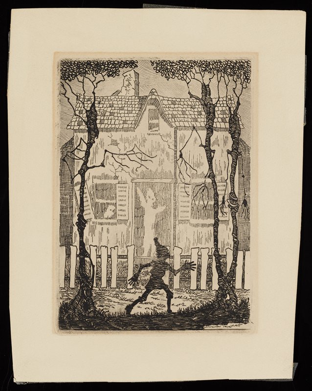 Untitled [haunted house], Richard Holzschuh, 20th century