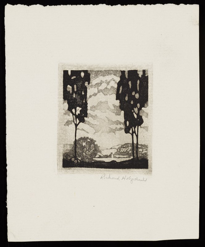 Untitled [landscape], Richard Holzschuh, 20th century