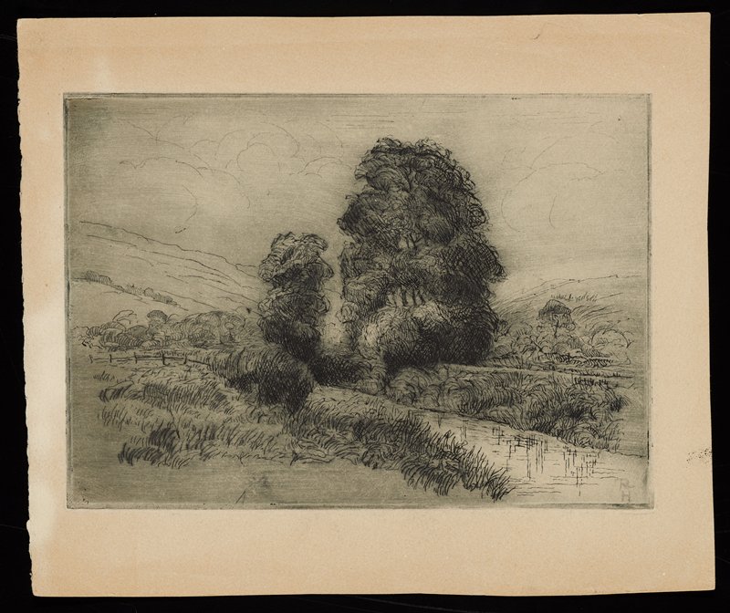 Untitled [landscape], Richard Holzschuh, 20th century