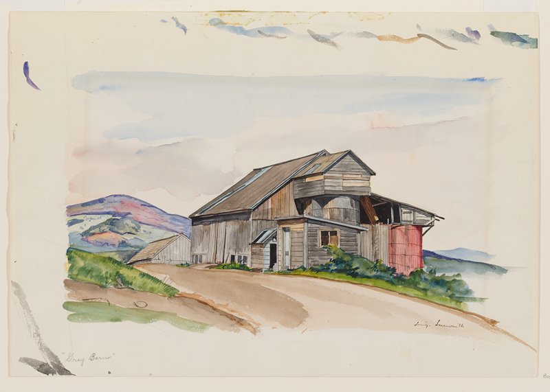 Grey Barns, Luigi Lucioni, 1936