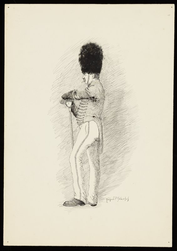 Untitled [drum major], Richard Holzschuh, 20th century