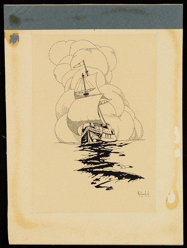 Untitled [ship], Richard Holzschuh, 20th century