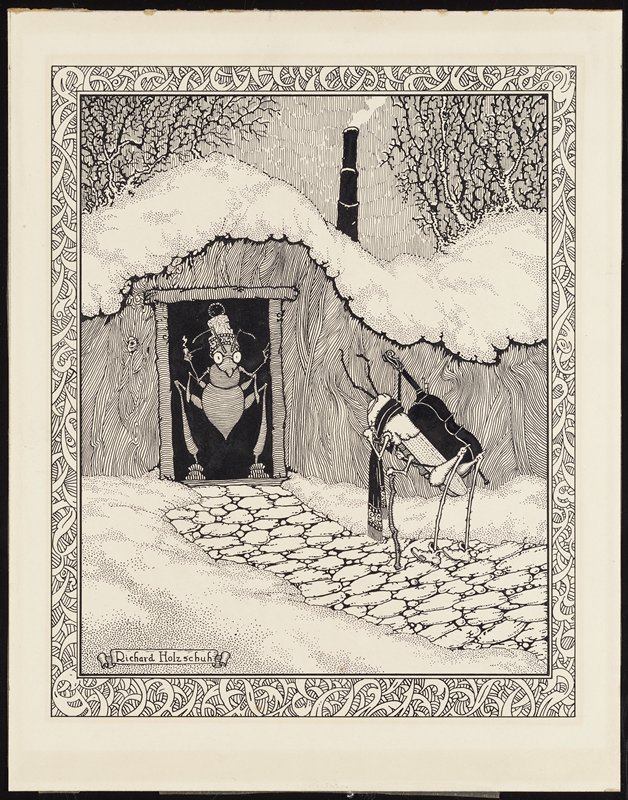 The Ant and the Grasshopper, Richard Holzschuh, 20th century