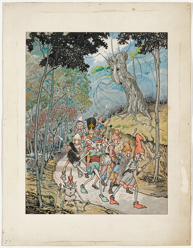 Untitled [troop of elves], Richard Holzschuh, 20th century
