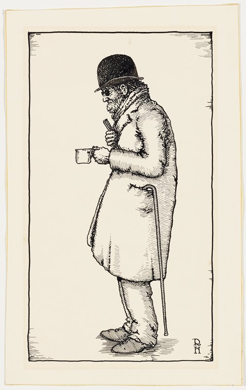 Blind Man, Richard Holzschuh, 20th century