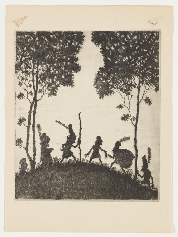 Gathering to be in Front of Moon, Richard Holzschuh, 20th century