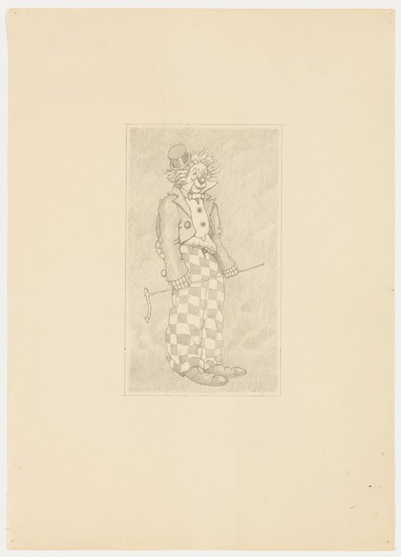 Untitled [clown], Richard Holzschuh, 20th century