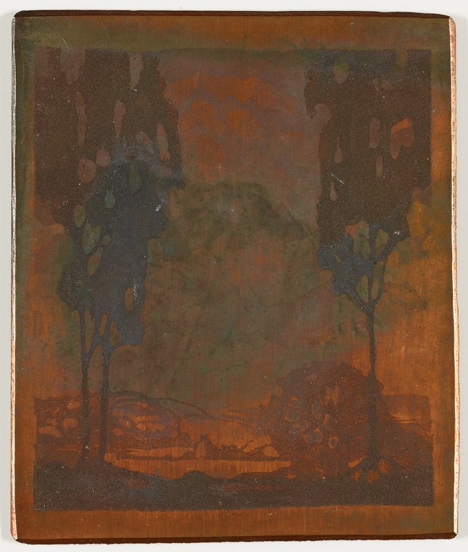 Printing matrix, Richard Holzschuh, 20th century
