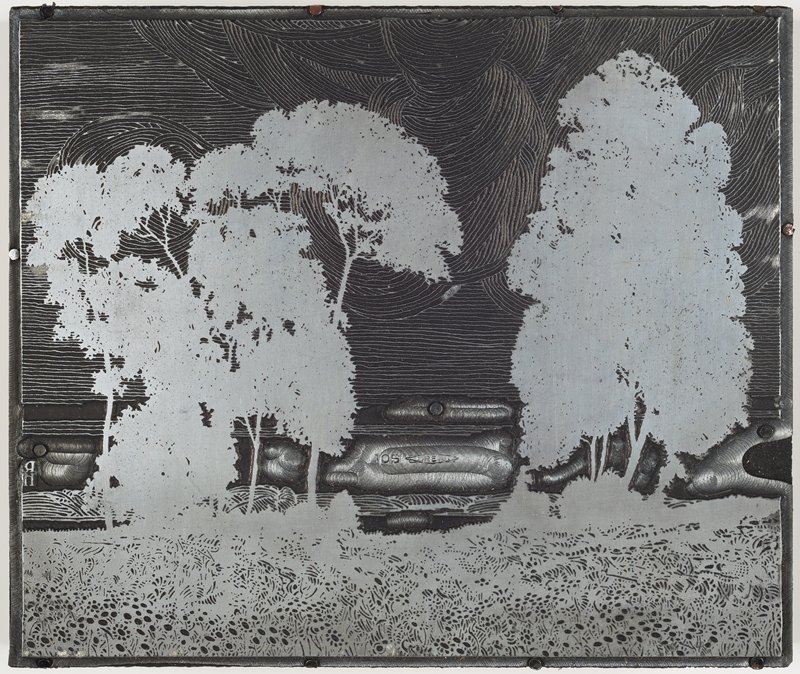 Printing matrix, Richard Holzschuh, 20th century