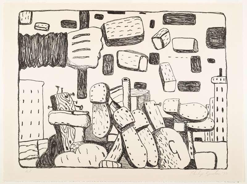The Street, Philip Guston, 1970 (published 1971)