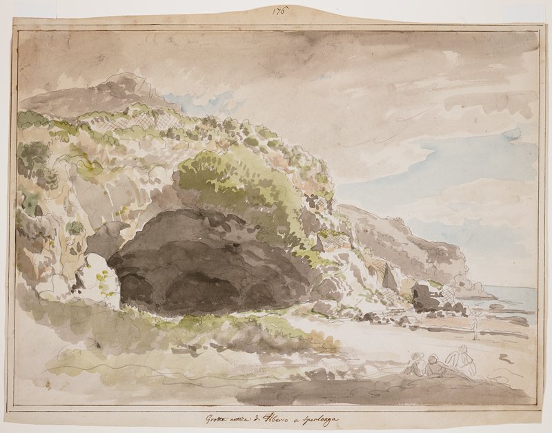 Grotto of Tiberius at Sperlonga, Carlo Labruzzi, 18th-19th century