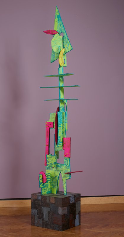 Greened Thing (Sculpture), Aaron Curry, 2011