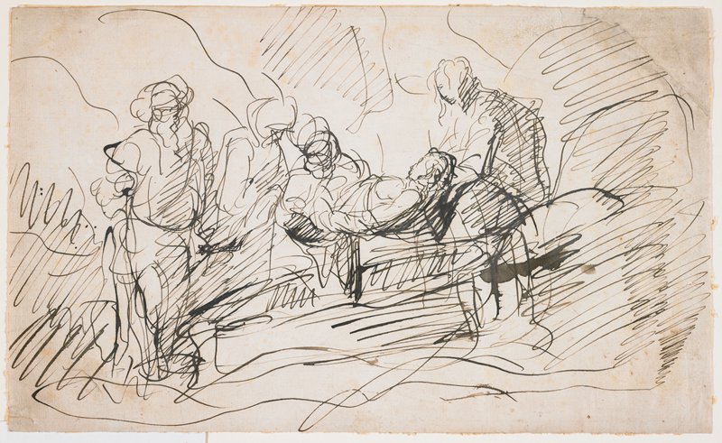 Entombment, Attributed to Jürgen Ovens, 17th century