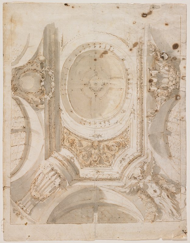 Ceiling Design, Giovanni Giuseppe Jarmorini, c. 1785