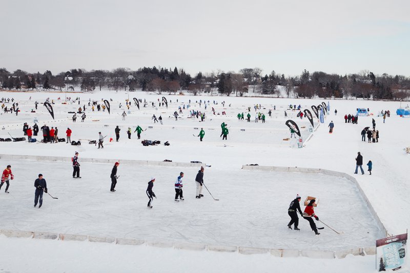 Untitled [Minneapolis. Winter Games. Pond Hockey.], Martin Parr, 2012
