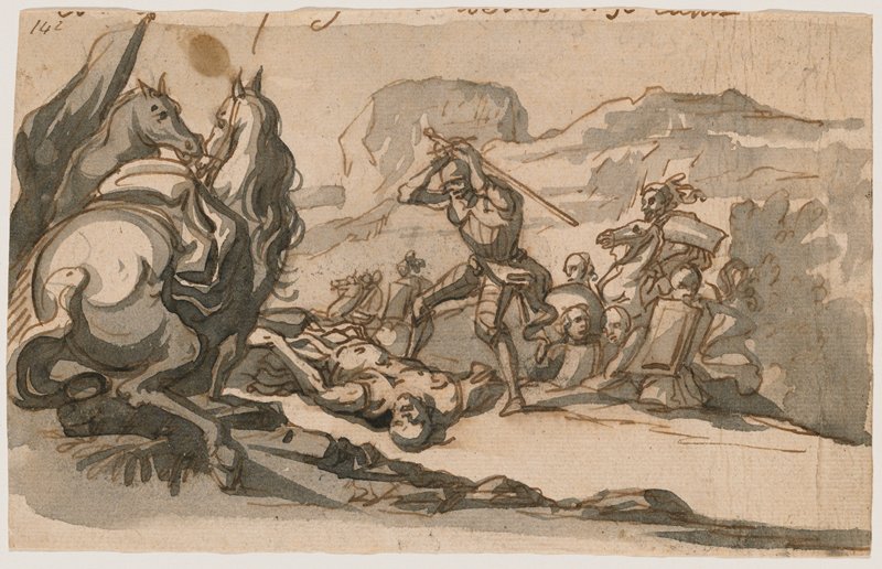 Battle Scene, Antonio Tempesta, 16th-17th century
