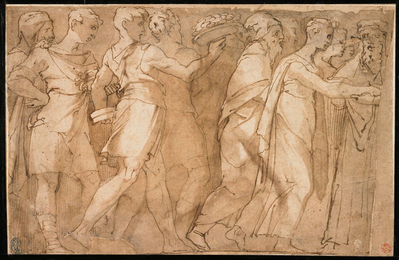 Procession, Attributed to Andrea Boscoli, 16th century