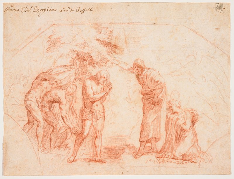 Baptism of Christ, Orazio Borgianni, 17th century