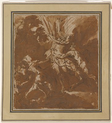 Dokumentasi “Pan and Syrinx”; Pen and brown ink, brush and brown wash. Minneapolis Institute of Art.