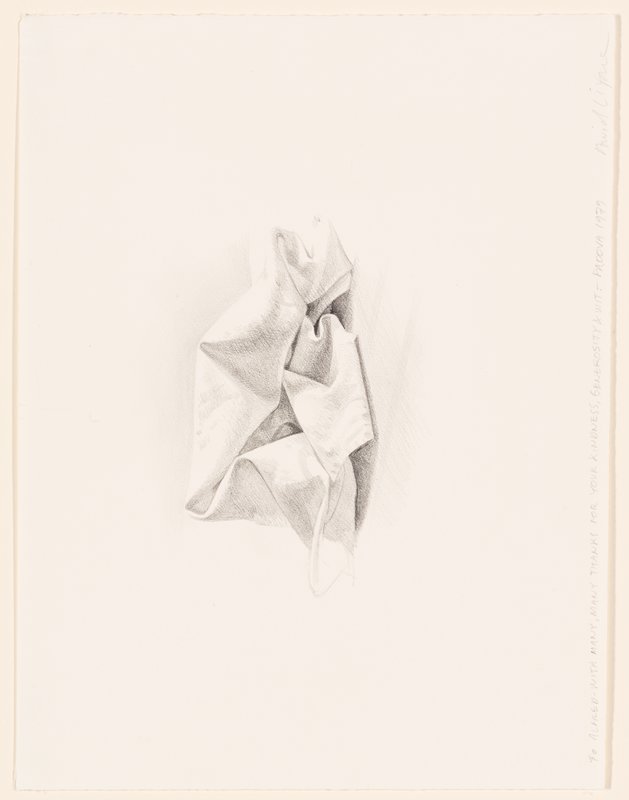 Drapery Study, David Ligare, 1979