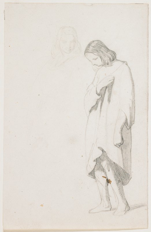 Draped Youth Standing, Louis-Georges Brillouin, 19th century