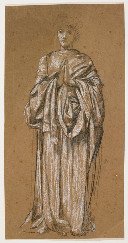 Standing Draped Figure, Edward Coley Burne-Jones, 19th century