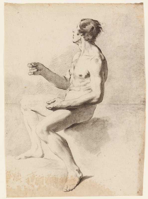 Nude Male Academy, Pietro Fancelli, 18th-19th century