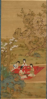 Court Ladies at Play, Xu Zhuang, 1683