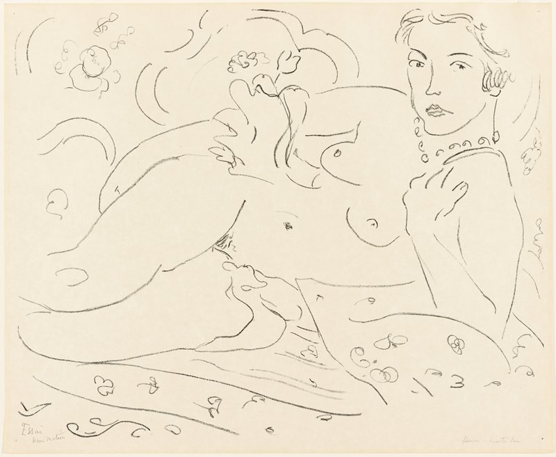 Nude, Left Hand near Shoulder by Henri Matisse