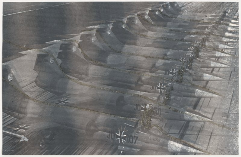 Starfighter I, from Grafik des Kapitalistischen Realismus (Graphics of Capitalist Realism) portfolio, Wolf Vostell, 1967 (published 1968)