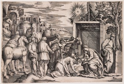Dokumentasi “Adoration of the Magi”; Engraving and etching. Minneapolis Institute of Art.