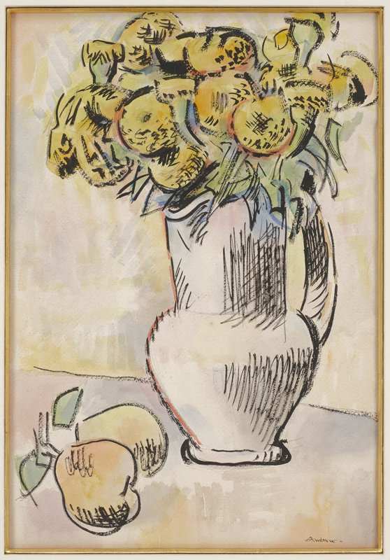 Still Life with Flowers and Pears, Andrew Dasburg, c. 1930s