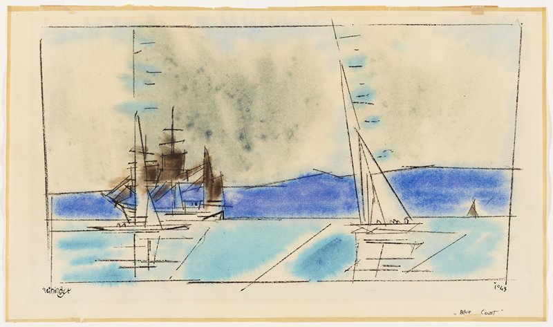 Blue Coast, Lyonel Feininger, 1943
