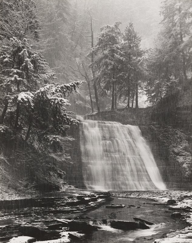 Waterfall, Minor White, 1959