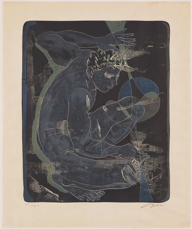 Le Dessinateur II, Hans Erni, 1954