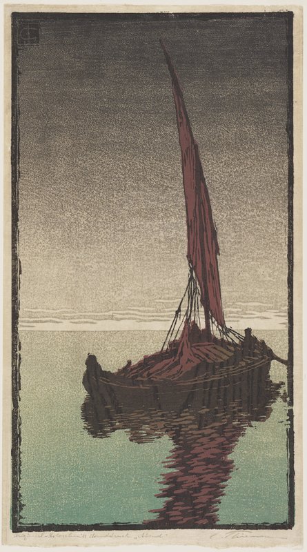 Evening, Carl Thiemann, 1921