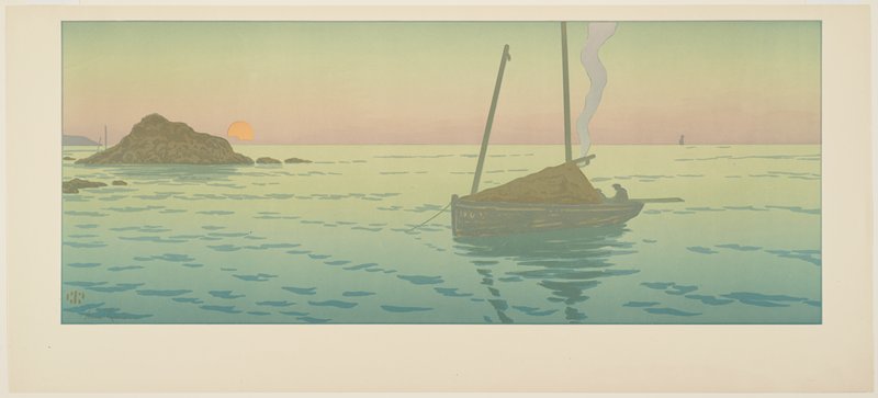 Sunset, from The Enchanted Hours, Henri Rivière, 1901