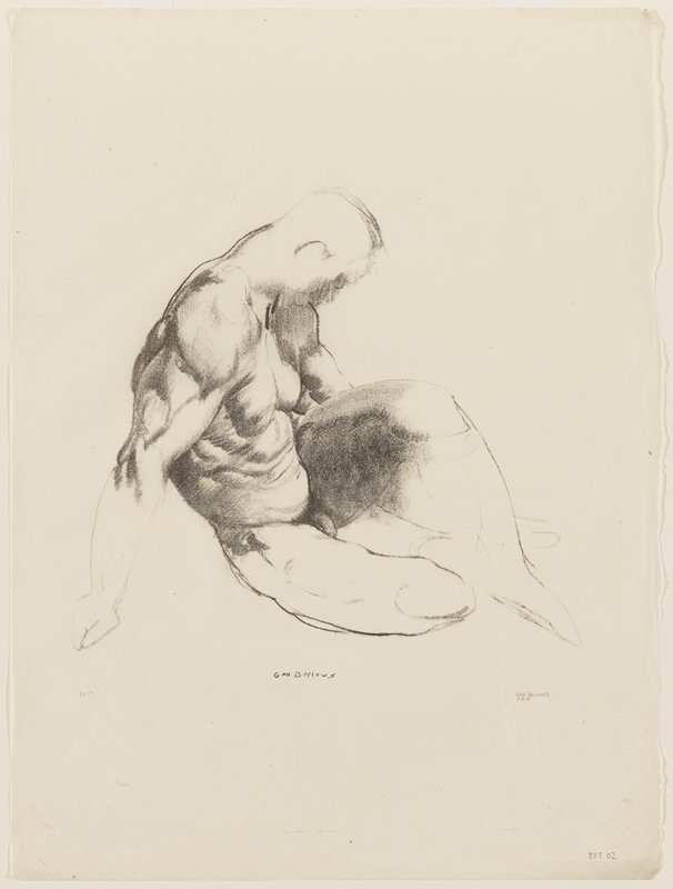 Male Torso, George Bellows, 1916