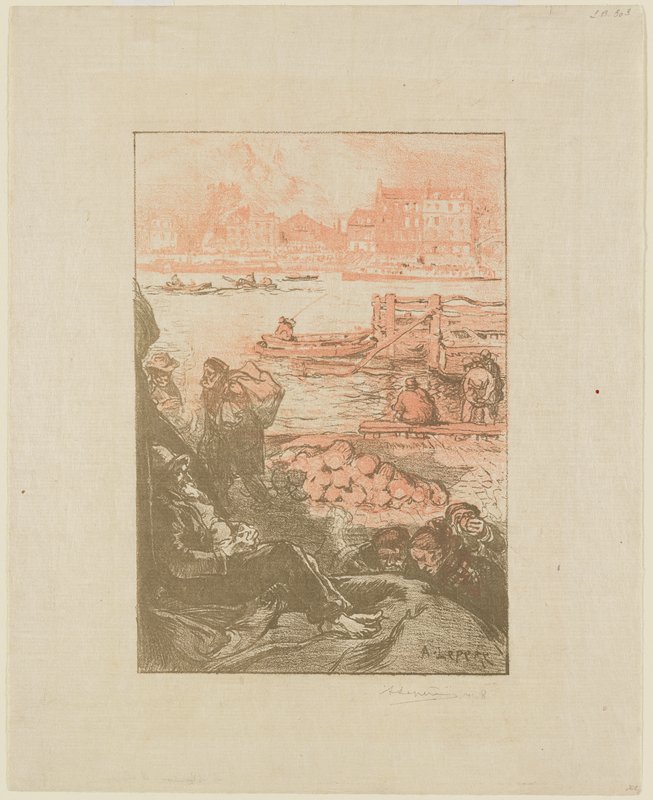 The Dockman, Monday, Auguste Louis Lepère, 1897