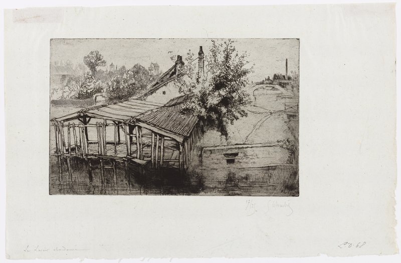 Le Lavoir abandonné, Gustave Leheutre, 1903