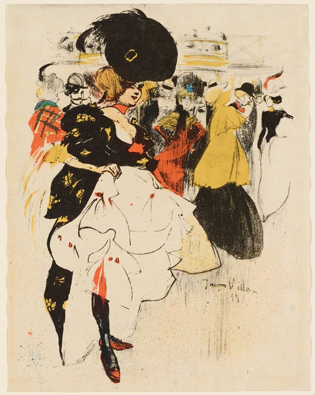Danseuse au Moulin Rouge, Jacques Villon, 1899