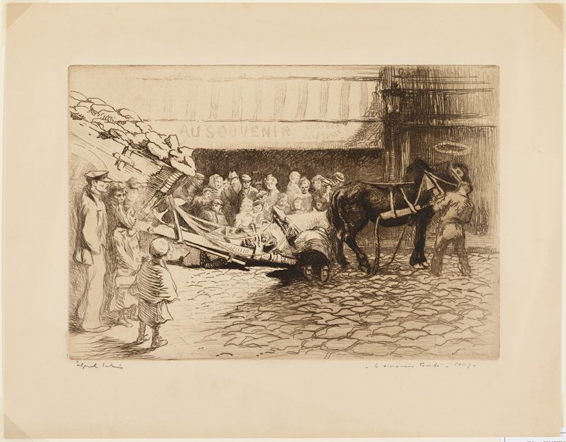 The Helmsman Falls, Edgar Chahine, 1914