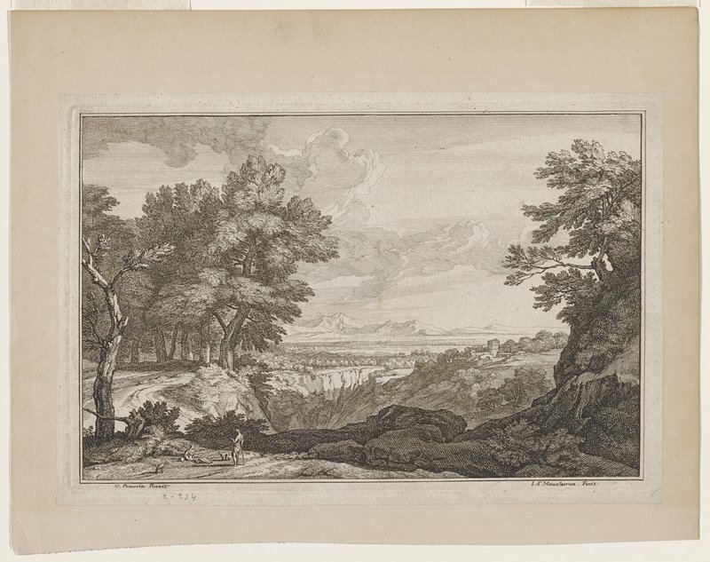 Landscape with Figures, Isaak de Moucheron, 17th century