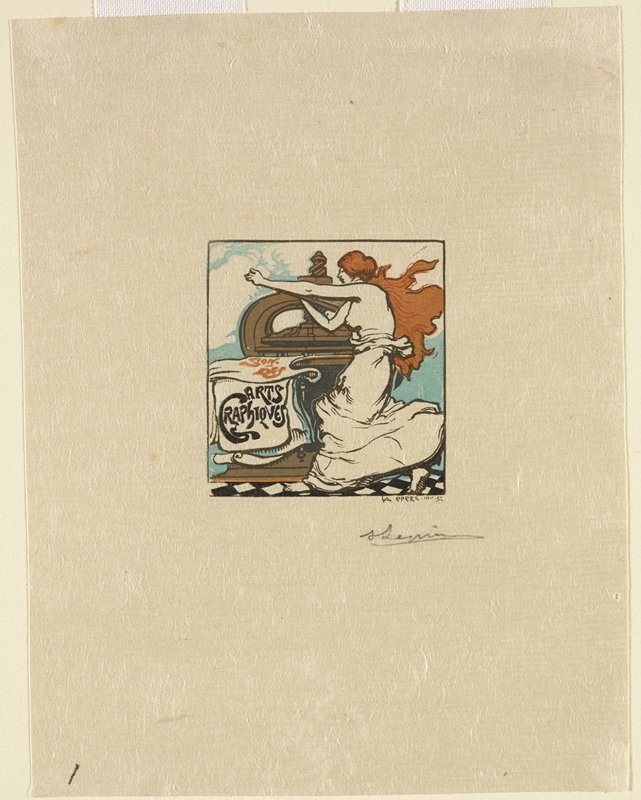 L'Imprimerie, Auguste Louis Lepère, 1900