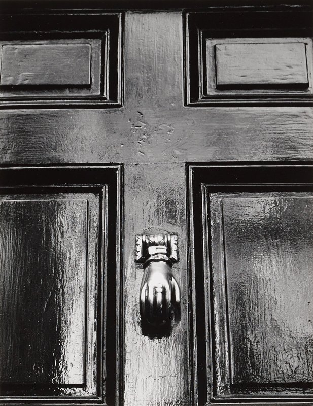 Door Knocker, Beacon Hill, Boston, Massachusetts, Paul Caponigro, 1959