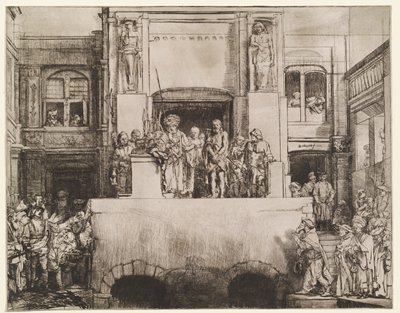 Dokumentasi “Christ Presented to the People (Ecce Homo)”; Drypoint. Minneapolis Institute of Art.