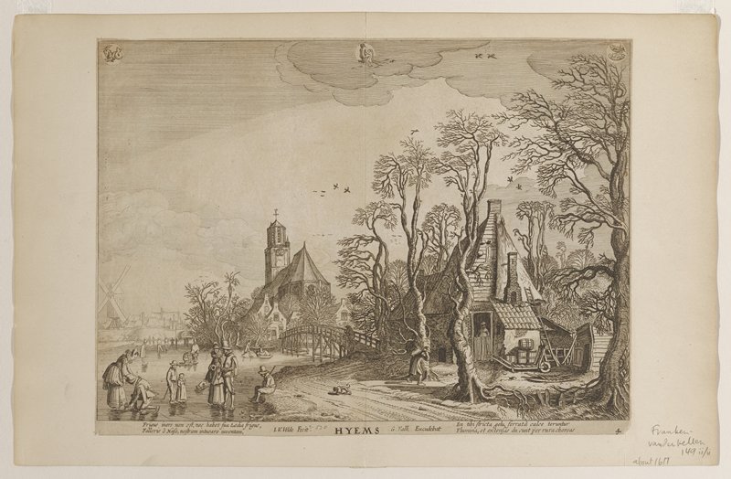 Hyems, Jan van de Velde, c. 1617