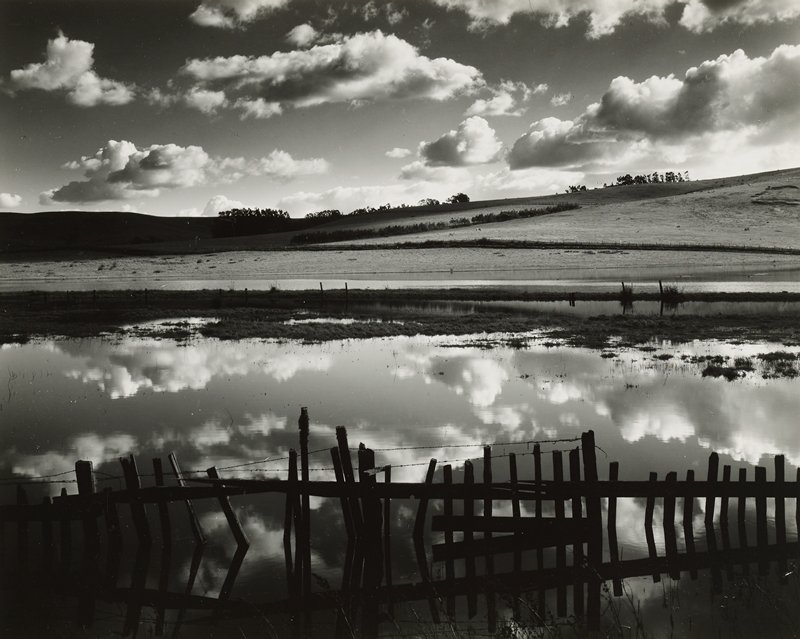Hill with Clouds, Brett Weston, 1958