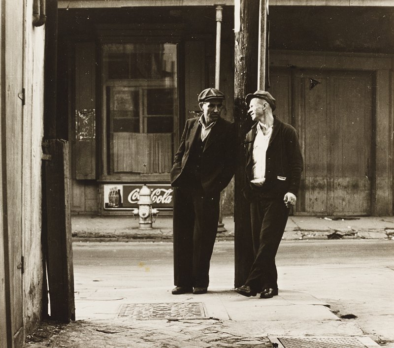 Corner Toughs, Sunday Afternoon, New Orleans, Peter Ingemann Sekaer, 1936
